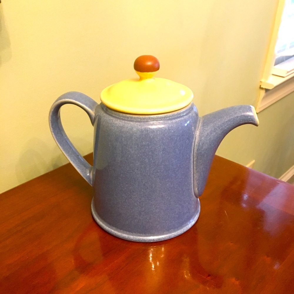 Denby Stoneware juice Teapot and lid.